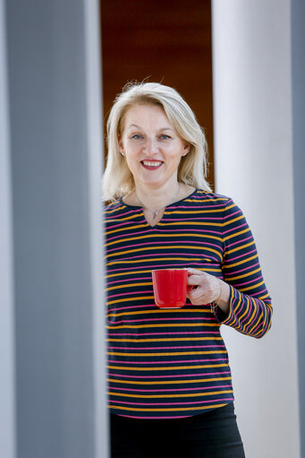 Evelyn REGNER in the EP in Strasbourg