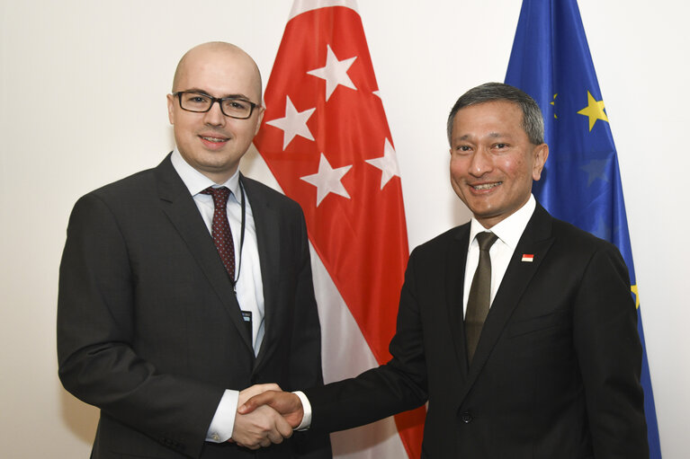 Andi CRISTEA meets with Singaporean Minister of Foreign Affairs