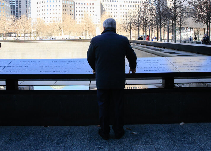 Visit of Antonio TAJANI, President of the European Parliament to New-York City- Private Visit of 9/11 Memorial and Museum