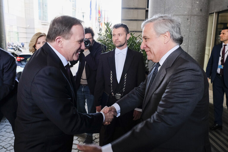Visit of Stefan LOFVEN, Swedish Prime Minister - Official welcome