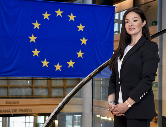 Fotó 34: Miriam DALLI in the EP in Strasbourg