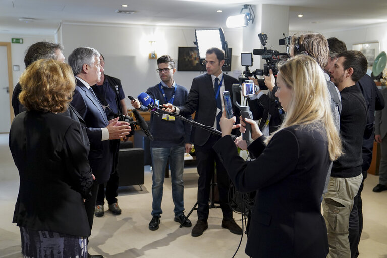 Antonio TAJANI, EP President on the state of play of the Brexit