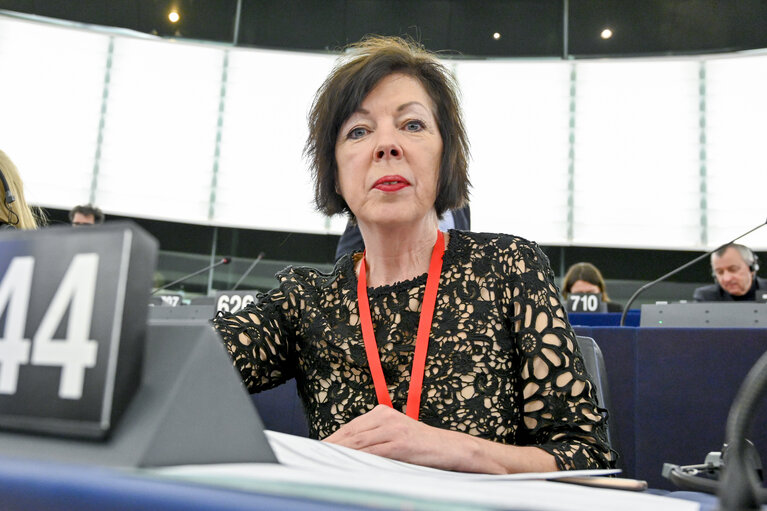 Valokuva 6: Theresa GRIFFIN in the EP in Strasbourg