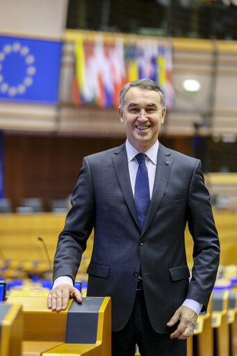 Petras AUSTREVICIUS in the EP in Brussels