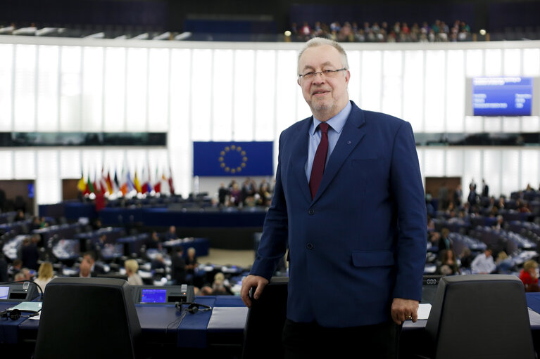 Fotografija 14: Michael DETJEN in the EP in Strasbourg