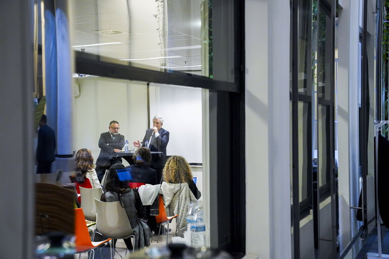 Photo 9: Antonio TAJANI, EP President meets with alumni from Italian universities