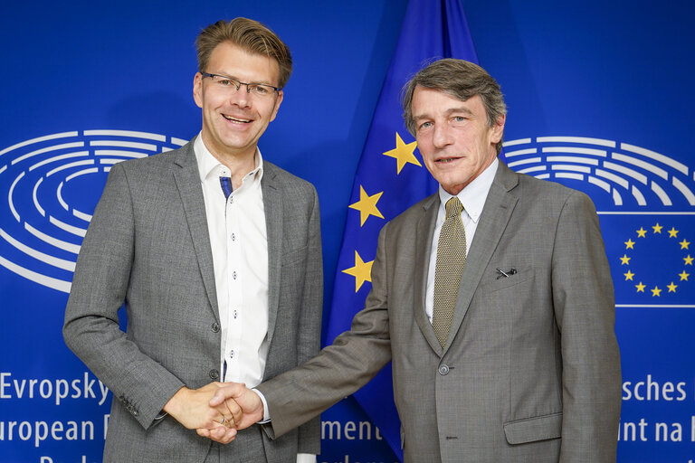 David SASSOLI, EP President meets with Daniel CASPARY