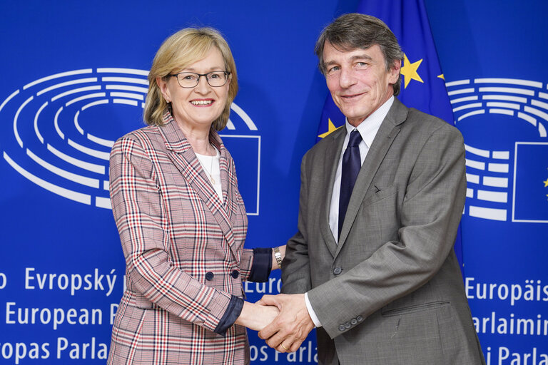 Suriet 1: David SASSOLI, EP President meets with Mairead McGuinness