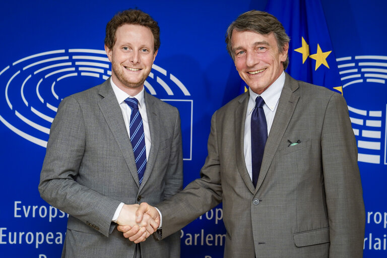 David SASSOLI, EP President meets with Clément BEAUNE