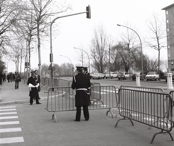 European Farmers Demonstration - Policemen