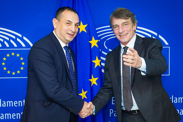 David SASSOLI, EP President meets with Peter POLLAK