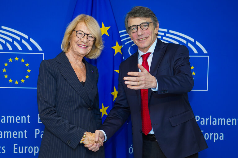 David SASSOLI, EP President meets with Elisabeth MORIN-CHARTIER.