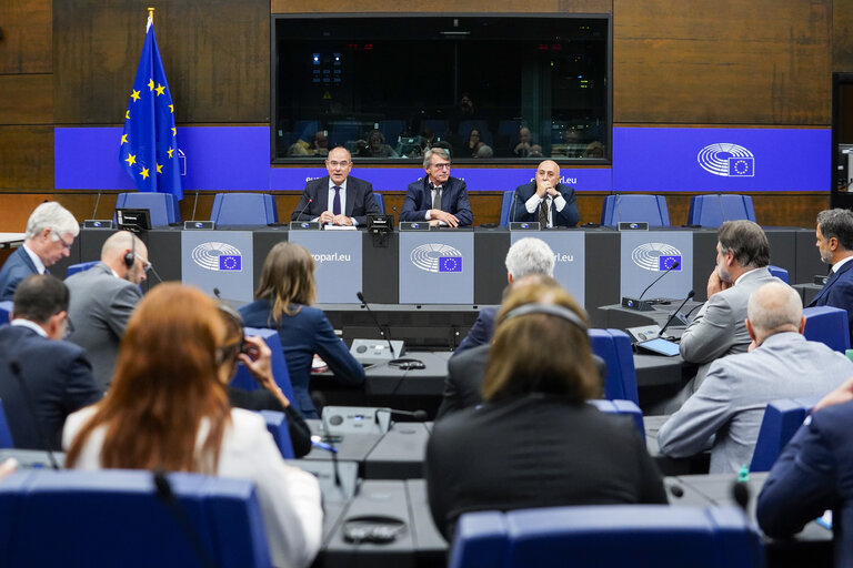 David SASSOLI - EP President meets with the DG COMM