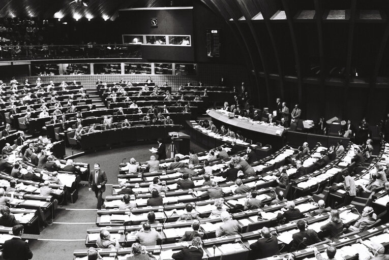 Plenary Session in Strasbourg.General view