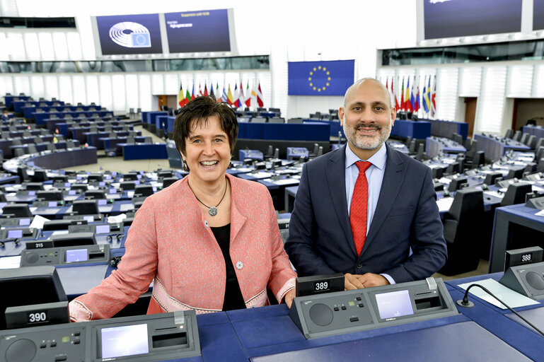 Fotogrāfija 21: Maria NOICHL and Ismail ERTUG in the EP in Strasbourg