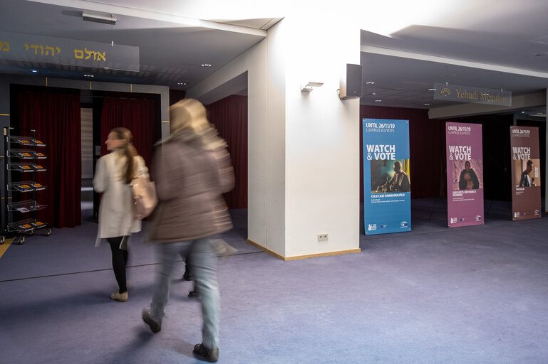 Fotografia 8: Lux Prize bilboard in the EP in Brussels