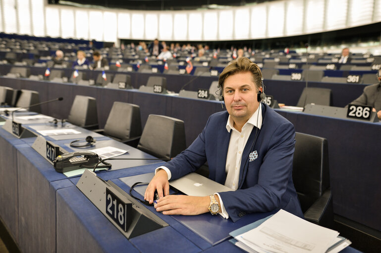 Fotagrafa 20: Maximilian KRAH in the EP in Strasbourg