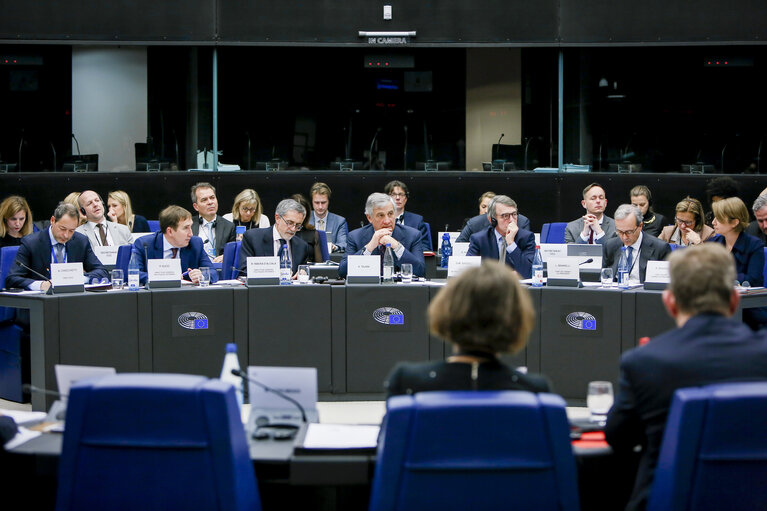 Fotó 1: Meeting of the Conference of Committee Chairs (CCC) with EP President