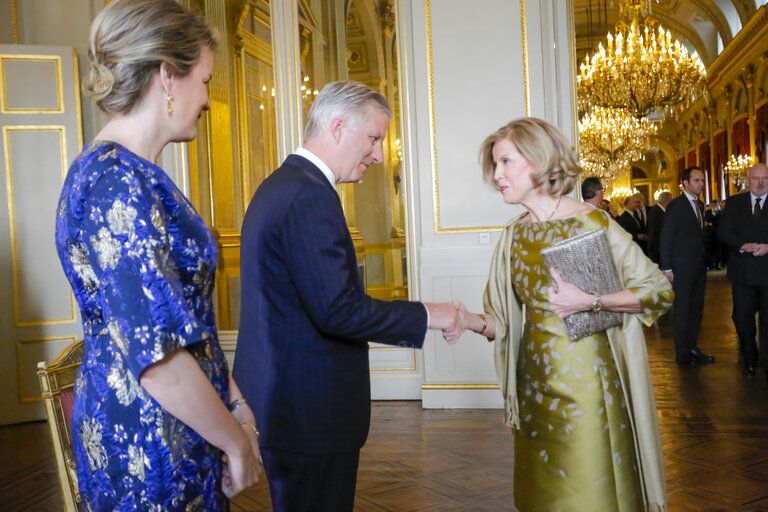 Suriet 13: New Year's Reception of the Belgian King