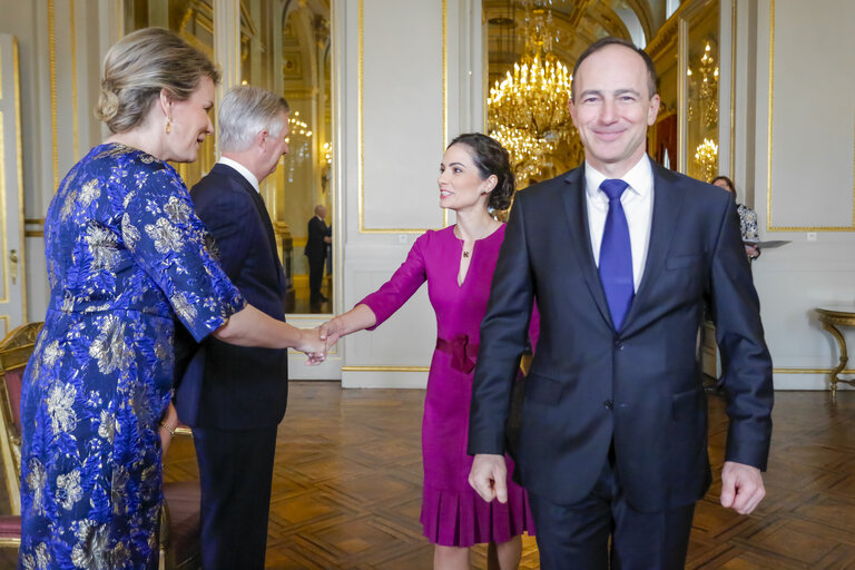 Photo 28 : New Year's Reception of the Belgian King