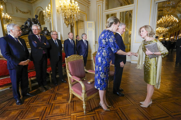 Suriet 11: New Year's Reception of the Belgian King