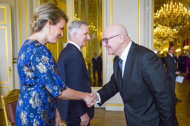 Photo 46 : New Year's Reception of the Belgian King