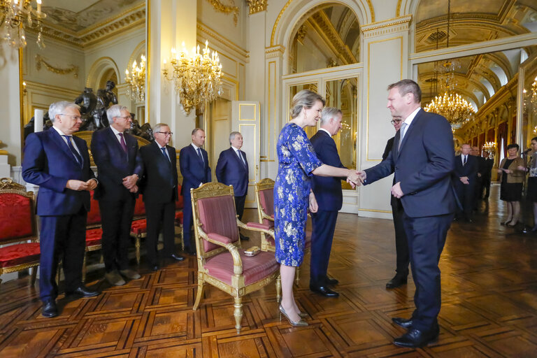 Fotografia 3: New Year's Reception of the Belgian King