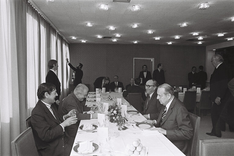 Meeting and reception after the plenary session of January 1977