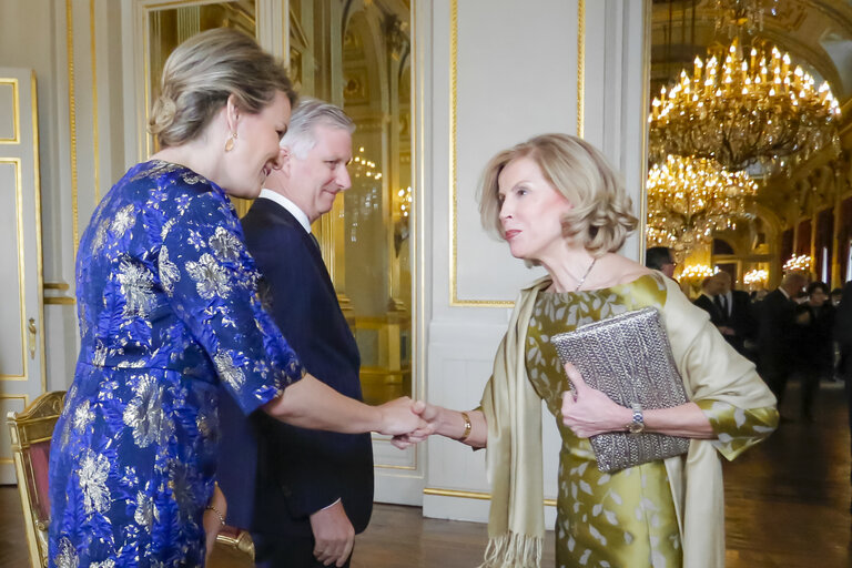 Suriet 12: New Year's Reception of the Belgian King