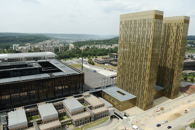 Photo 16 : European Union buildings in Luxembourg in 2010