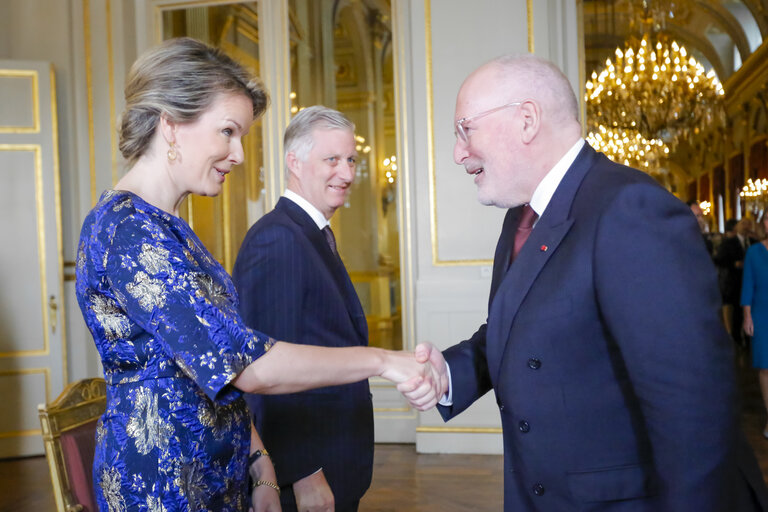 Suriet 21: New Year's Reception of the Belgian King