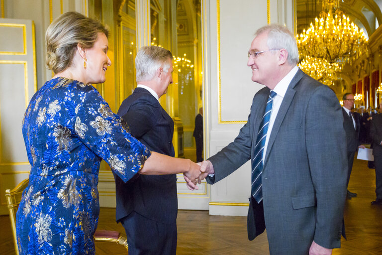 Photo 36 : New Year's Reception of the Belgian King