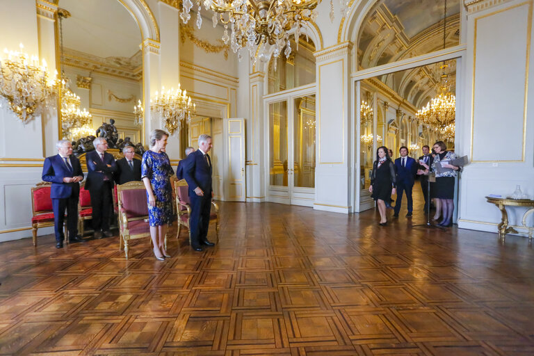 Photo 2 : New Year's Reception of the Belgian King