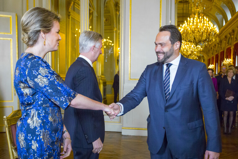 Photo 38 : New Year's Reception of the Belgian King