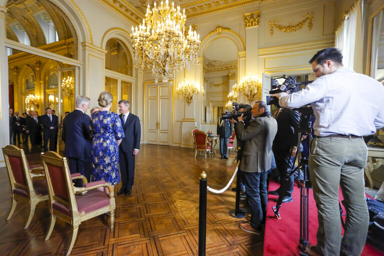 Suriet 6: New Year's Reception of the Belgian King