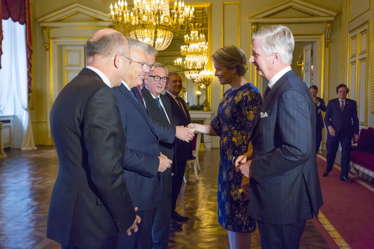 Fotografija 1: New Year's Reception of the Belgian King