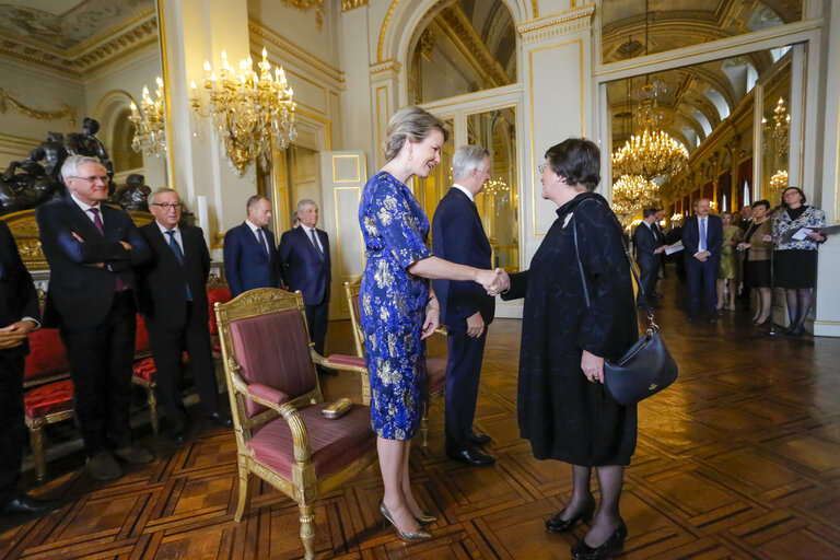 Photo 34 : New Year's Reception of the Belgian King