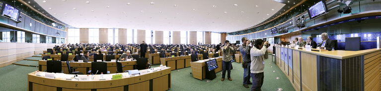 Foto 1: Panoramas of EP headquarters in Brussels