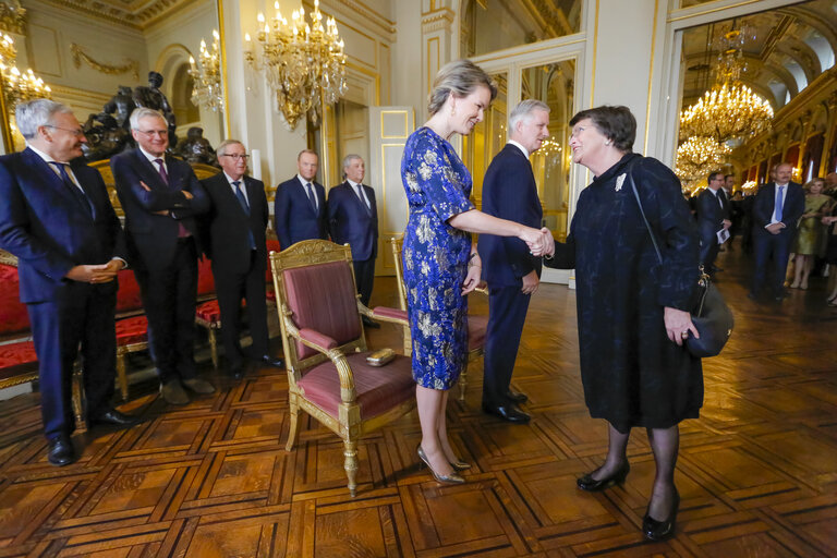 Photo 35 : New Year's Reception of the Belgian King