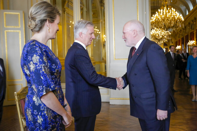 Suriet 9: New Year's Reception of the Belgian King