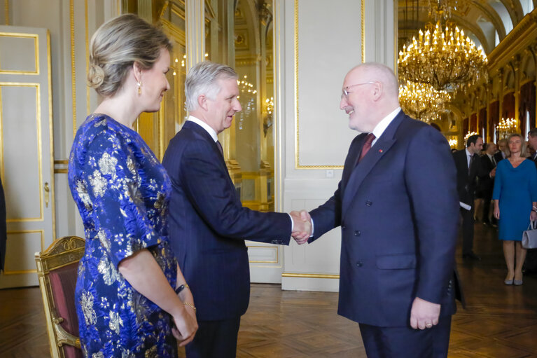 Photo 19 : New Year's Reception of the Belgian King