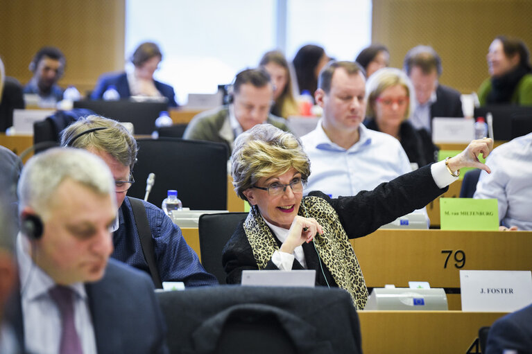 Fotografija 12: TRAN committee meeting. Vote on Transport/Mobility package