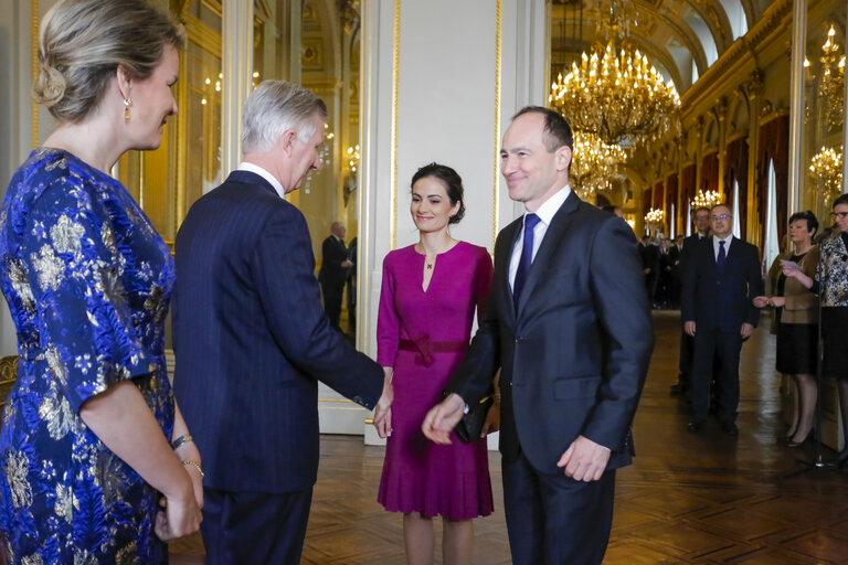 Suriet 26: New Year's Reception of the Belgian King