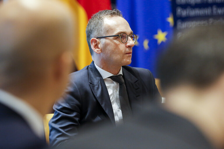 Fotografie 6: Antonio TAJANI, EP President meets with Heiko MAAS, German Federal Minister of Foreign Affairs