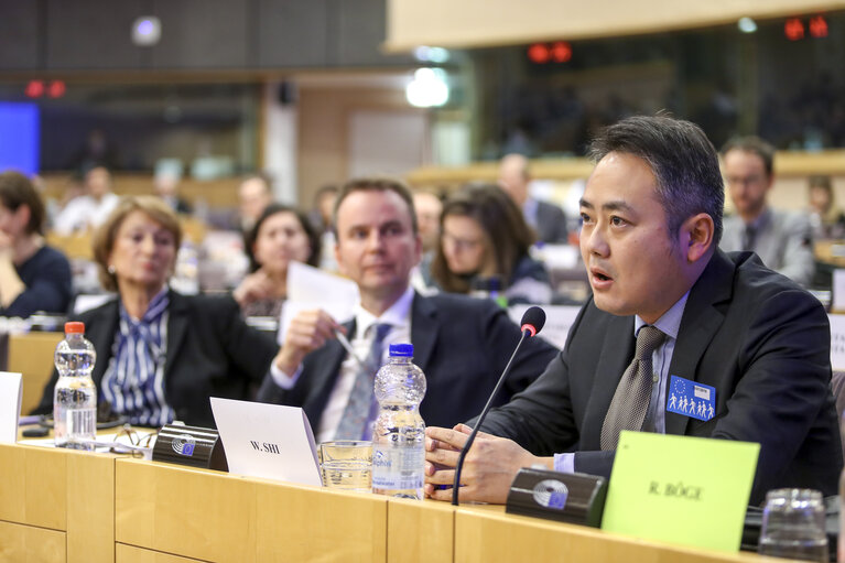 Fotografija 11: INTA Public Hearing - Europe-Asia Connectivity : what is the impact on trade?