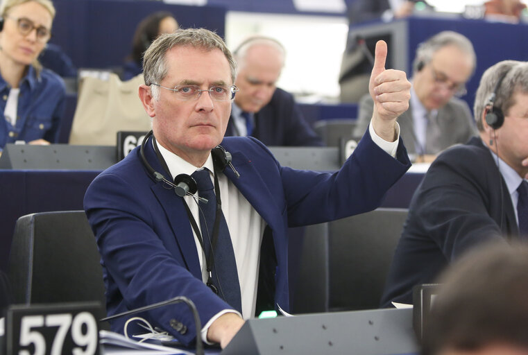 Philippe JUVIN in the EP in Strasbourg