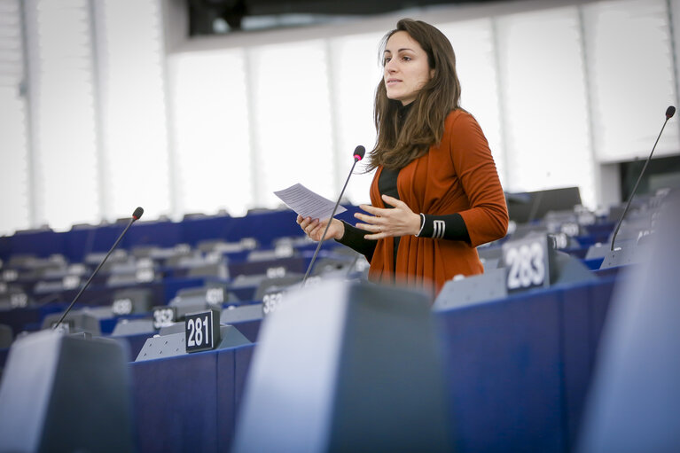 Foto 1: EP plenary session - Votes followed by explanations of votes