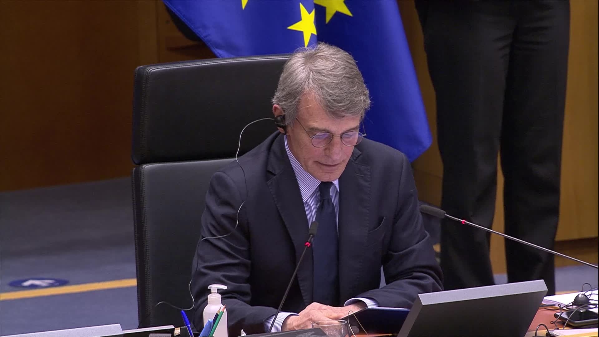 Introductory remark by David SASSOLI, EP President on the 200th anniversary of the Greek revolution and the 1949 Baltic deportation, followed by a minute of silence