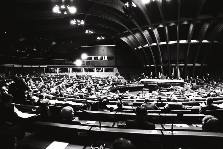 Plenary session in Strasbourg on March 1977