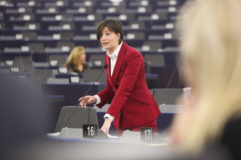 Lara COMI in the EP in Strasbourg